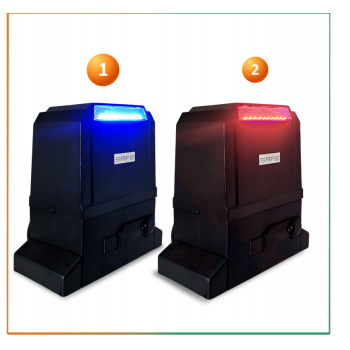 Zestaw do bramy przesuwnej (do 800 kg) napęd FORTO 800 - 3xPilot+lampka+fotokomórki+listwy+WIFI