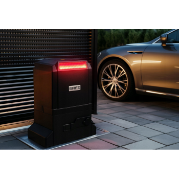 Zestaw do bramy przesuwnej (do 800 kg) napęd FORTO 800 - 3xPilot+lampka+fotokomórki+listwy+WIFI