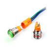 Przycisk przełącznik metalowy 16MM z podświetleniem LED