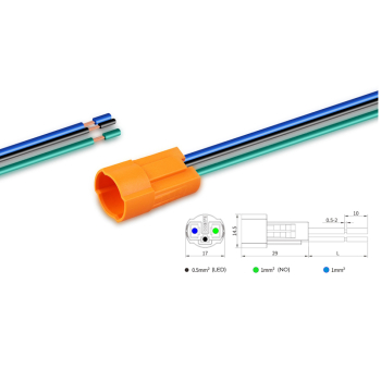 Przycisk przełącznik metalowy 16MM z podświetleniem LED