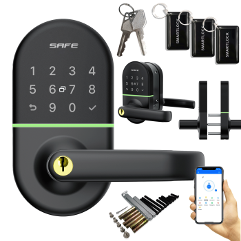 Elektroniczny zamek RC_OVU do drzwi TTlock PIN/BT