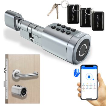 Elektroniczny zamek RCF_CYLINDER_68 do drzwi wkładka TTlock PIN czytnik